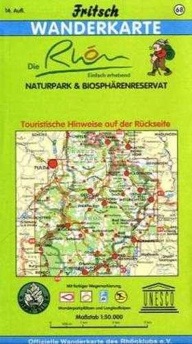 Naturpark & Biosphärenreservat Rhön 1 : 50 000. Wanderkarte