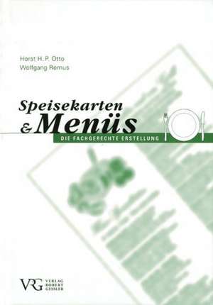 Speisekarten und Menüs de Horst H. P. Otto