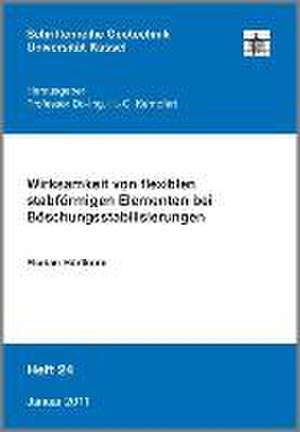 Wirksamkeit von flexiblen stabförmigen Elementen bei Böschungsstabilisierungen de Florian Hörtkorn