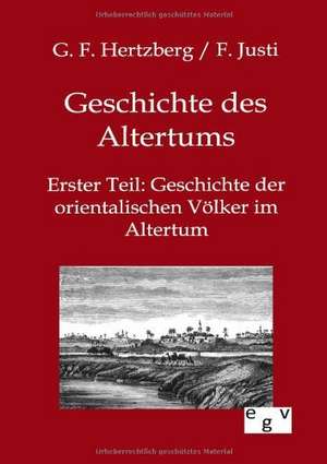 Geschichte des Altertums de G. F. Hertzberg