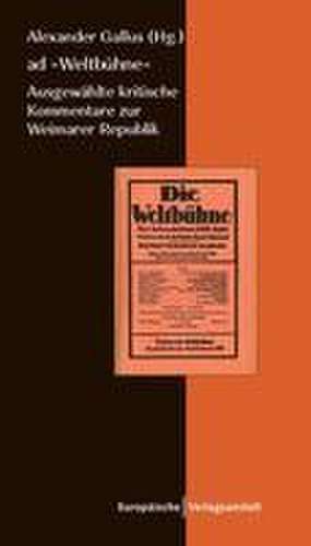 ad ¿Weltbühne¿ de Alexander Gallus