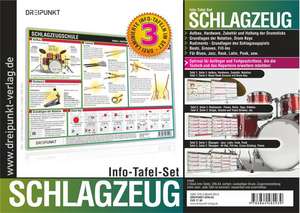 Info-Tafel-Set Schlagzeug de Michael Schulze