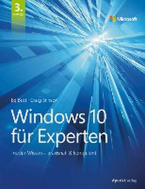 Windows 10 für Experten de Ed Bott