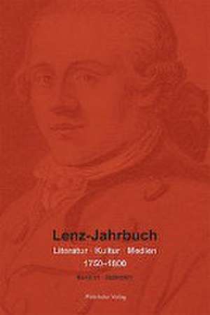 Lenz-Jahrbuch 27 (2020) de Heribert Tommek