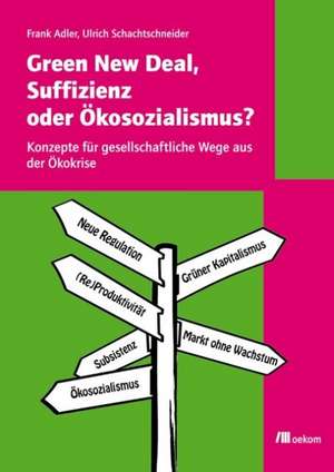 Green New Deal, Suffizienz oder Ökosozialismus? de Frank Adler