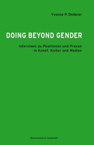 Doing beyond Gender de Yvonne P Doderer