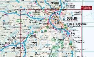 Irland / Ireland / Eire 1:700 000. Road Map + City Maps