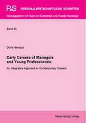 Early Careers of Managers and Young Professionals de Doris Hanappi