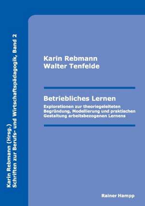 Betriebliches Lernen de Karin Rebmann