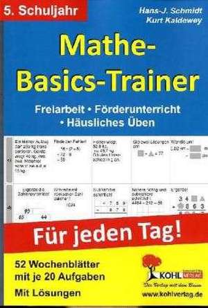 Mathe-Basics-Trainer / 5. Schuljahr Für jeden Tag!