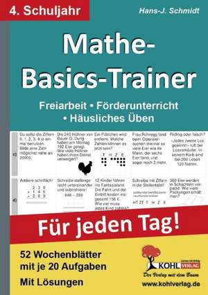 Mathe-Basics-Trainer 4. Schuljahr. Für jeden Tag! de Hans-Jürgen Schmidt