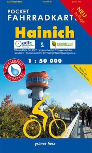 Hainich Pocket Fahrradkarte 1 : 50 000 de Lutz Gebhardt