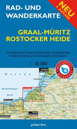 Graal-Müritz, Rostocker Heide 1 : 30 000 Rad- und Wanderkarte