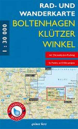 Rad- und Wanderkarte Boltenhagen, Klützer Winkel 1:30 000