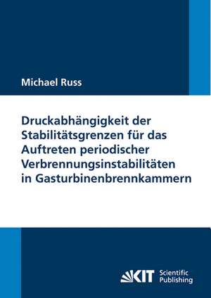 Druckabhängigkeit der Stabilitätsgrenzen für das Auftreten periodischer Verbrennungsinstabilitäten in Gasturbinenbrennkammern de Michael Russ