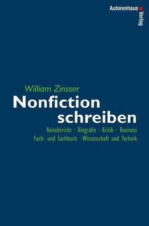 Nonfiction schreiben de William Zinsser