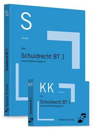 Bundle Wirtz, Skript Schuldrecht BT 1 + Wirtz, Karteikarten Schuldrecht BT 1