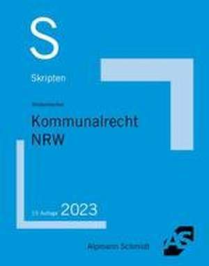 Skript Kommunalrecht NRW de Horst Wüstenbecker