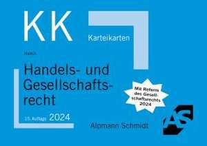 Karteikarten Handels- und Gesellschaftsrecht de Claudia Haack