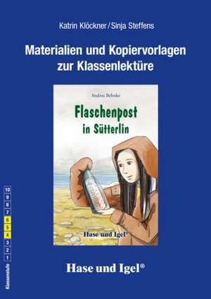 Flaschenpost in Sütterlin. Begleitmaterial de Katrin Klöckner