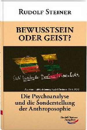 Bewusstsein oder Geist? de Rudolf Steiner