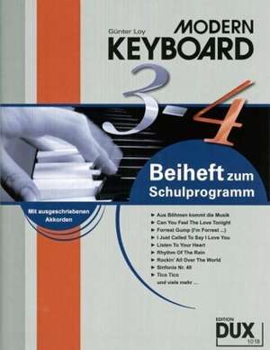 Modern Keyboard, Beiheft 3-4 de Günter Loy