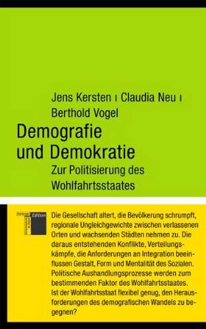 Demografie und Demokratie de Jens Kersten