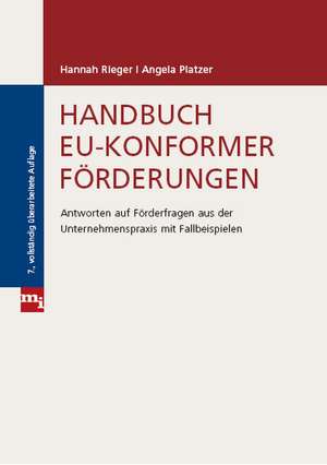 Handbuch EU-konformer Förderungen de Hannah Rieger