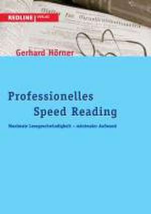 Professionelles Spead-Reading de Gerhard Hörner