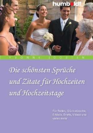 Zur Hochzeit de Yvonne Joosten