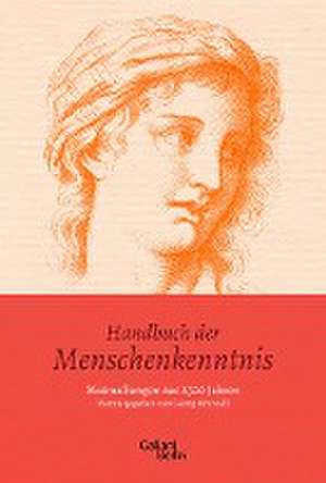 Handbuch der Menschenkenntnis de Georg Brunold