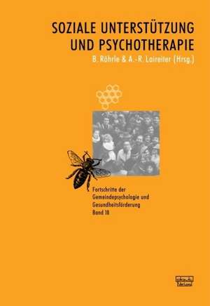 Soziale Unterstützung und Psychotherapie de Bernd Röhrle