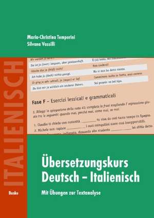 Übersetzungskurs Deutsch-Italienisch de Maria-Christina Temperini