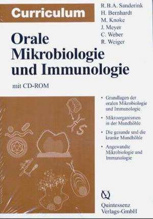 Curriculum Orale Mikrobiologie und Immunologie. Mit CD-ROM de Rene B. A. Sanderink