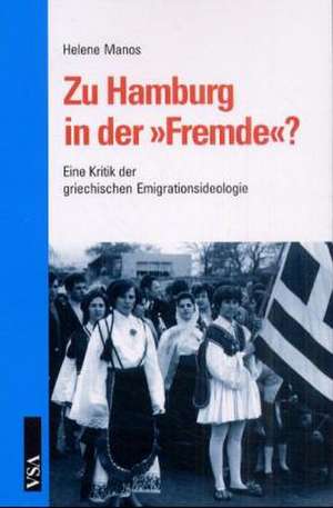 Zu Hamburg in der ' Fremde'? de Hamburger Stiftung für Wissenschaft und Kultur