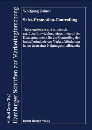 Sales-Promotion-Controlling de Wolfgang Zahner