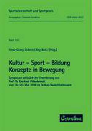 Kultur - Sport - Bildung de Hans G Scherer