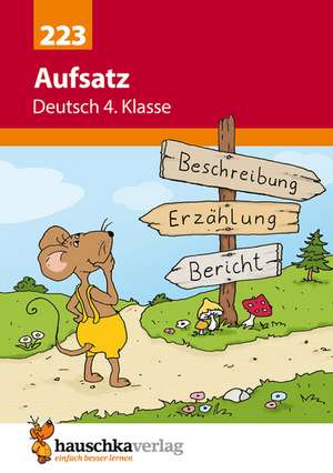 Aufsatz Deutsch 4. Klasse de Gerhard Widmann