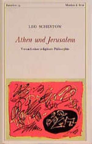 Athen und Jerusalem de Leo Schestow