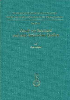 Ortolf Von Baierland Und Seine Lateinischen Quellen de Ortrun Riha