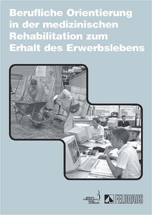 Berufliche Orientierung in der medizinischen Rehabilitation zum Erhalt des Erwerbslebens de Wolfgang Slesina