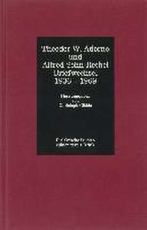 Briefwechsel 1936 - 1969. Adorno / Sohn-Rethel de Christoph Gödde