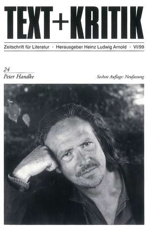 Peter Handke de Heinz Ludwig Arnold