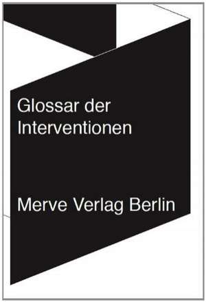 Glossar der Interventionen de Christian Hiller