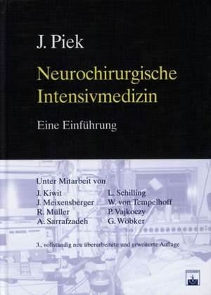 Neurochirurgische Intensivmedizin de J. Piek