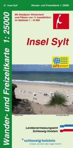 Insel Sylt 1 : 25 000