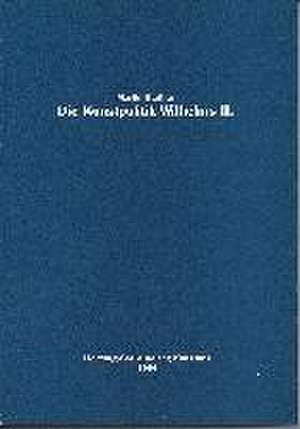 Die Kunstpolitik Wilhelms II. de Martin Stather