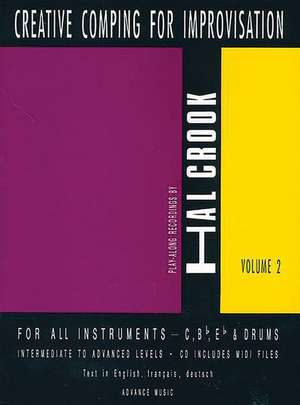 Creative Comping for Improvisation, Vol 2 de Hal Crook