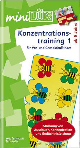 miniLÜK. Konzentrationstraining 1