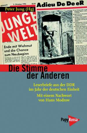 Die Stimme der Anderen de Peter Jung